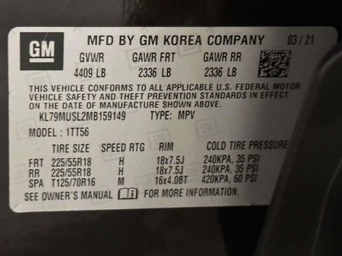 Used 2021 Chevrolet TrailBlazer RS w/ Technology Package image 31