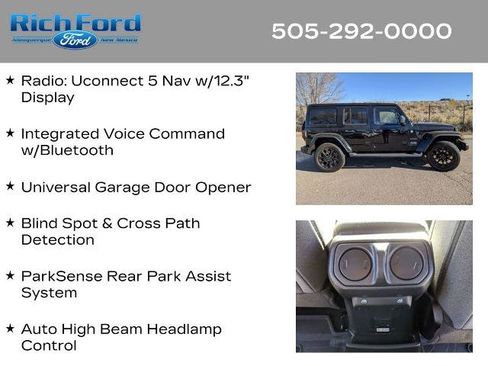 Used 2024 Jeep Wrangler Unlimited Sahara w/ Technology Group image 27