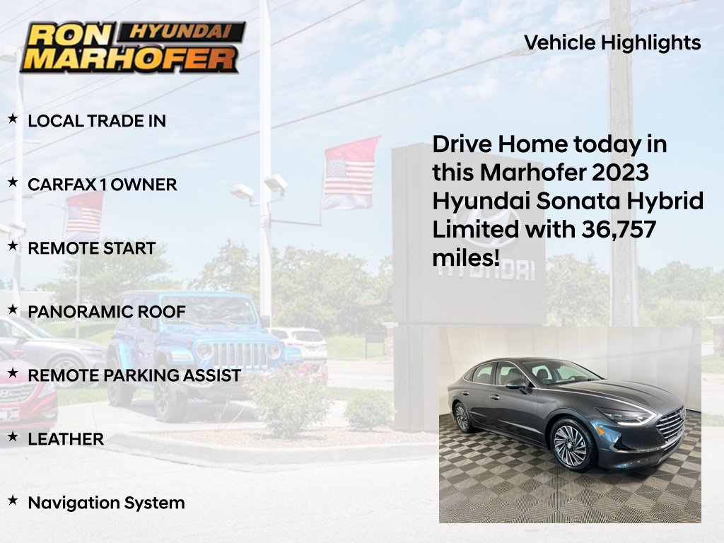 Used 2023 Hyundai Sonata Limited w/ Cargo Package FWD image 15