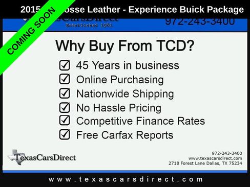 Used 2015 Buick LaCrosse Leather w/ Experience Buick Package image 9