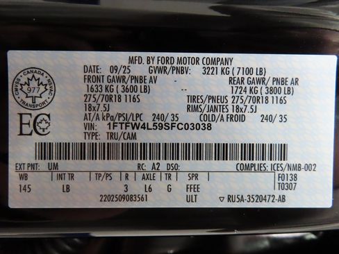 Used 2025 Ford F150 Tremor w/ Bed Utility Package image 73