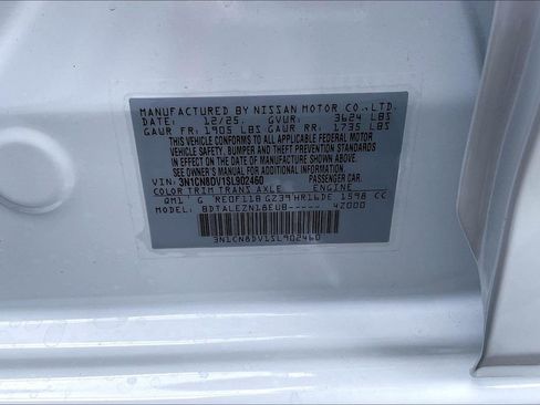 New 2025 Nissan Versa S w/ Trunk Package image 19