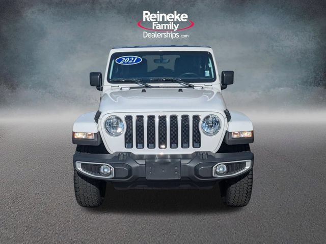 Used 2021 Jeep Wrangler Unlimited Sahara w/ Uconnect 4C Nav & Sound Group AWD/4WD image 2