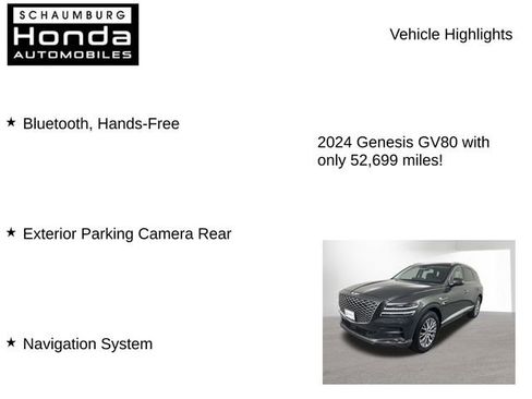 Used 2024 Genesis GV80 2.5T AWD/4WD image 7