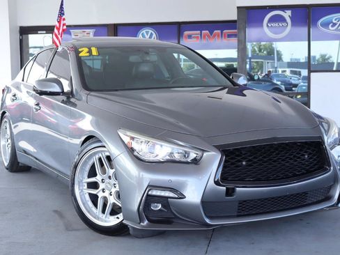 Used 2021 INFINITI Q50 Sensory w/ Cargo Package AWD/4WD image 2