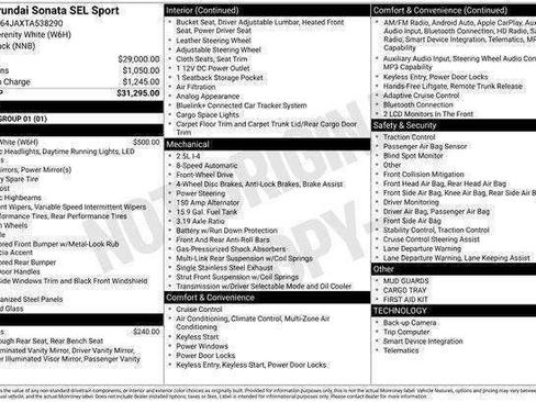 New 2026 Hyundai Sonata SEL image 29