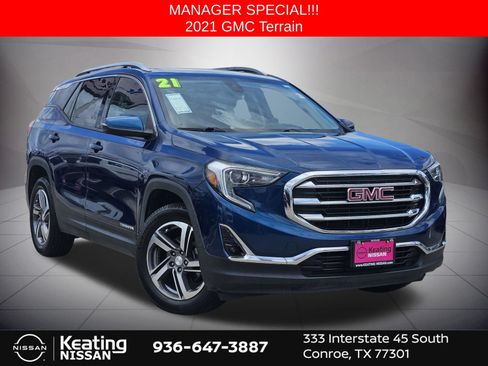 Used 2021 GMC Terrain SLT w/ Infotainment Package II AWD/4WD image 1