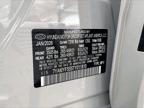 Certified 2026 Hyundai Ioniq 9 Calligraphy AWD/4WD image 33