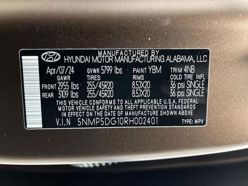 Used 2024 Hyundai Santa Fe Calligraphy image 42