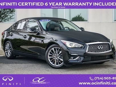 Certified 2023 INFINITI Q50 Luxe w/ Cargo Package