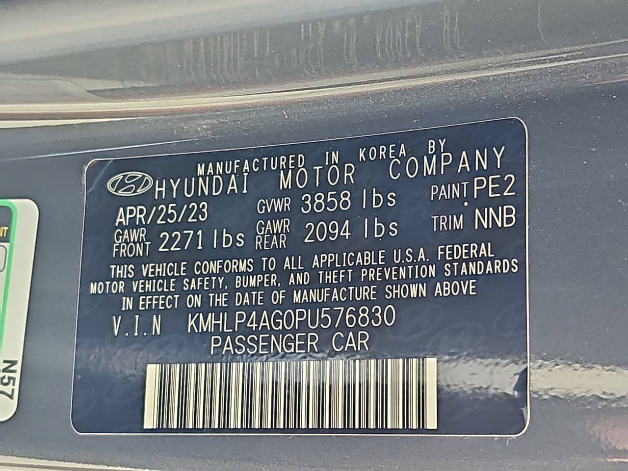 Used 2023 Hyundai Elantra Limited w/ Cargo Package FWD image 41
