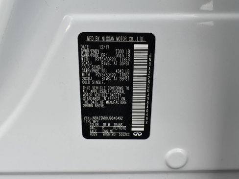 Used 2018 INFINITI QX80 2WD w/ Driver Assistance Package image 51