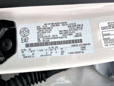 Used 2017 Ford F150 Limited image 36