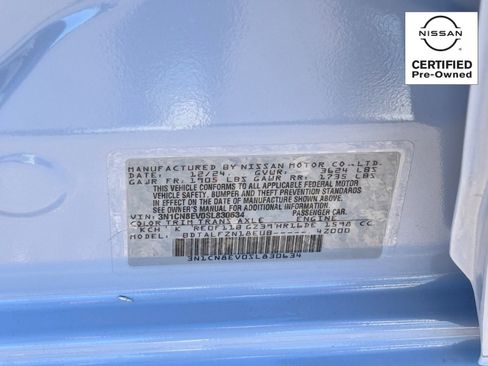 Certified 2025 Nissan Versa SV w/ Trunk Package image 28