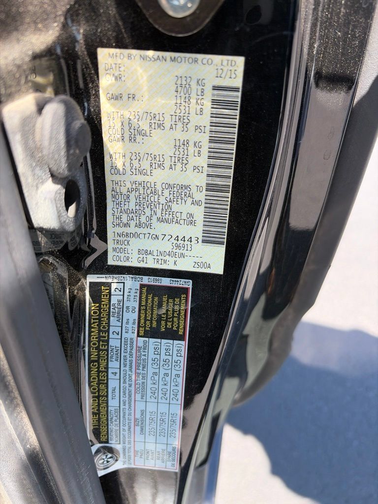 Used 2016 Nissan Frontier S RWD image 6