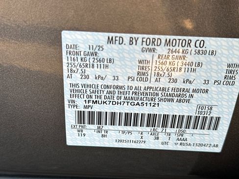 New 2026 Ford Explorer Active image 25