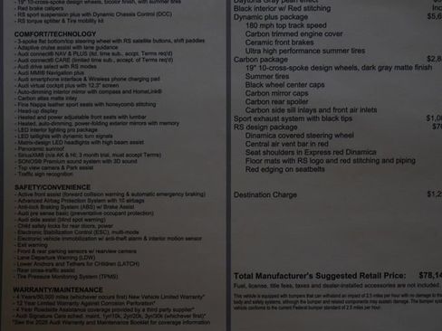 New 2026 Audi RS 3 AWD/4WD image 6