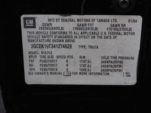 Used 2004 Chevrolet Silverado 1500 4x4 Extended Cab w/ Safe and Sound Package image 5