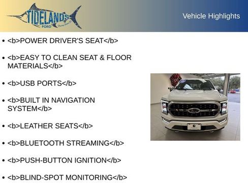 Used 2022 Ford F150 Platinum w/ Equipment Group 701A High image 12