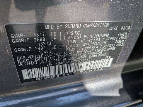 Used 2025 Subaru Crosstrek 2.5i Limited w/ Crosstrek Mirror Package AWD/4WD image 31