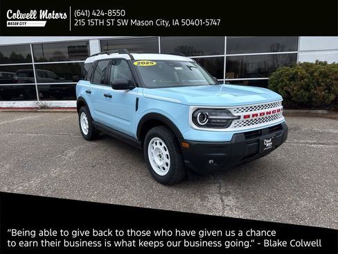 New 2025 Ford Bronco Sport Heritage w/ Convenience Package AWD/4WD image 1