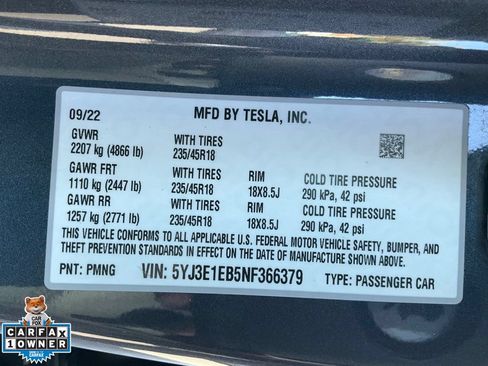 Used 2022 Tesla Model 3 Long Range AWD/4WD image 23