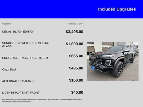 Used 2023 GMC Canyon Denali w/ Denali Black Edition AWD/4WD image 12