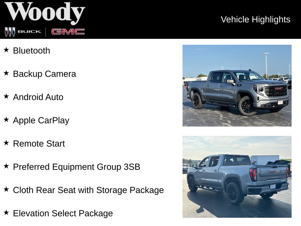 New 2026 GMC Sierra 1500 Elevation w/ Elevation Select Package AWD/4WD image 3