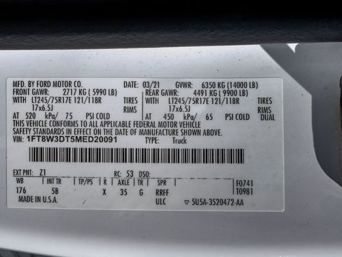 Used 2021 Ford F350 Lariat w/ Lariat Value Package image 68