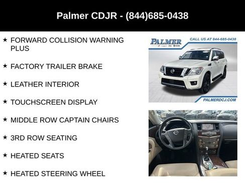 Used 2019 Nissan Armada Platinum w/ Captain's Chairs Package image 12