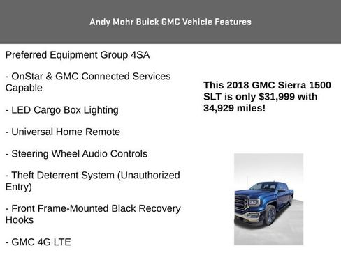 Used 2018 GMC Sierra 1500 SLT image 17