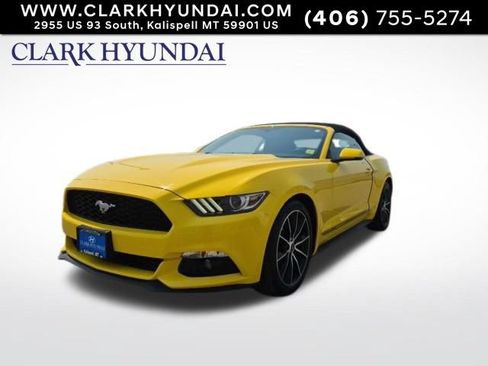 Used 2016 Ford Mustang Premium w/ Wheel & Stripe Package RWD image 1