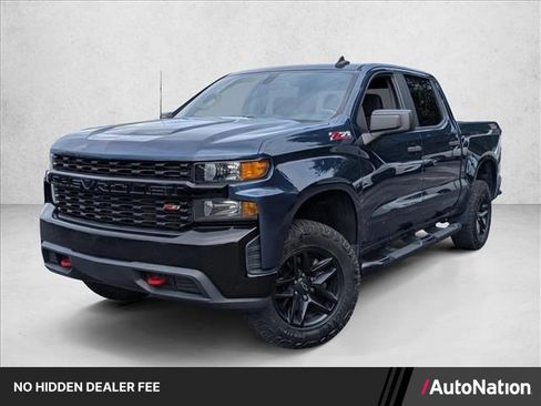 Used 2021 Chevrolet Silverado 1500 Custom Trail Boss w/ LPO, Dark Essentials Package AWD/4WD image 1