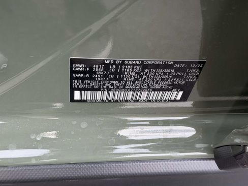 New 2026 Subaru Crosstrek 2.5i Limited w/ Crosstrek Mirror Package AWD/4WD image 25