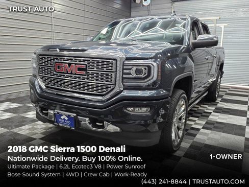 Used 2018 GMC Sierra 1500 Denali w/ Denali Ultimate Package AWD/4WD image 1