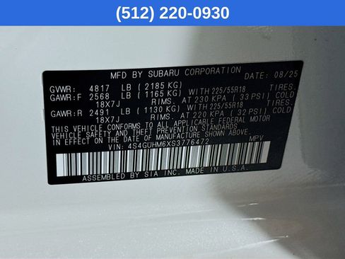 Used 2025 Subaru Crosstrek 2.5i Limited w/ Crosstrek Mirror Package AWD/4WD image 41