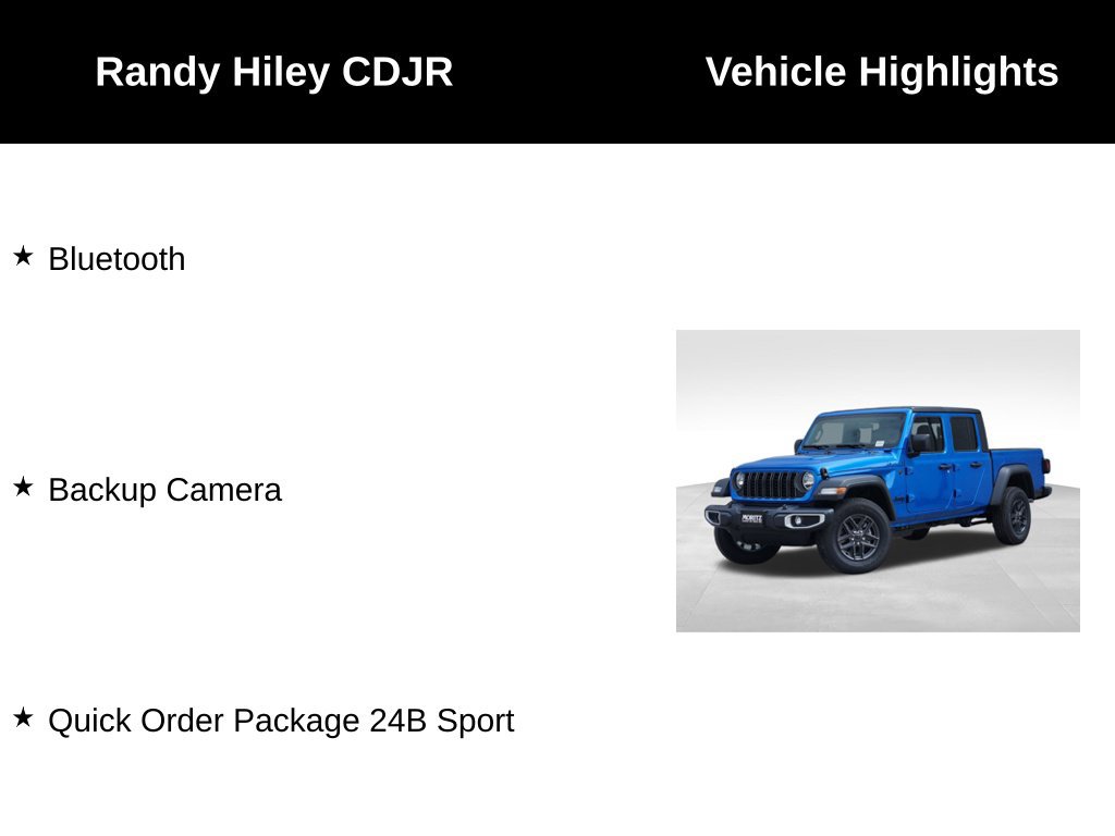 New 2026 Jeep Gladiator Sport AWD/4WD image 5