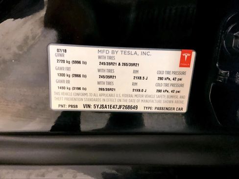 Used 2018 Tesla Model S P100D image 36