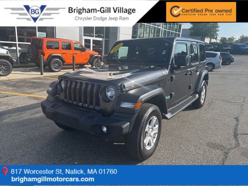 Certified 2021 Jeep Wrangler Unlimited Sport image 1