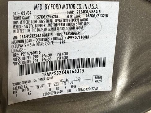 Used 2004 Ford Taurus SE FWD image 19