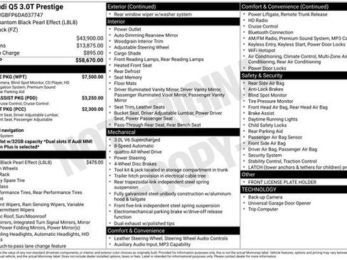 Used 2013 Audi Q5 3.0T Prestige w/ Prestige Pkg AWD/4WD image 6