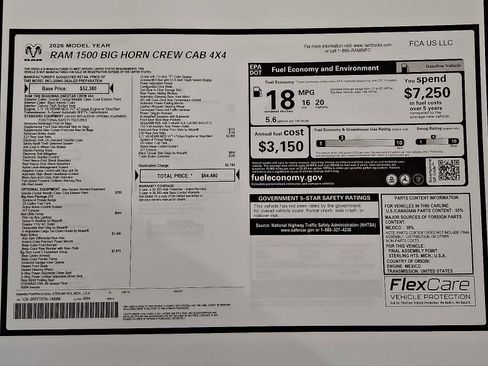 New 2026 RAM 1500 Big Horn image 21