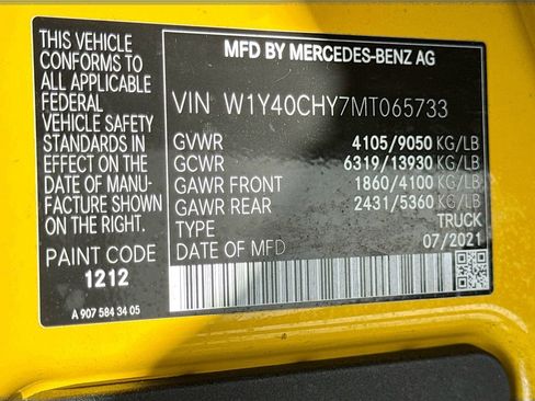 Used 2021 Mercedes-Benz Sprinter 2500 image 22