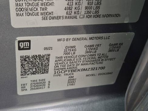 Used 2021 Chevrolet Silverado 1500 Custom image 30