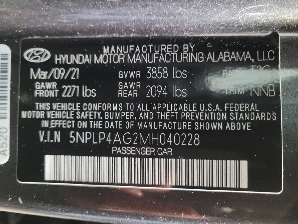 Used 2021 Hyundai Elantra Limited w/ Cargo Package FWD image 33
