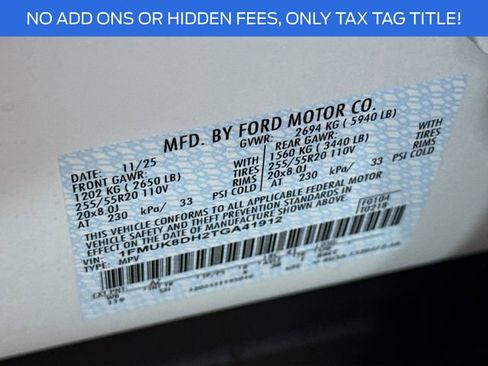 New 2026 Ford Explorer Active w/ Active Comfort Package image 33