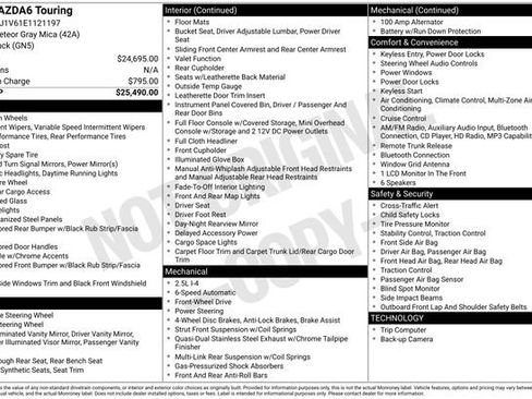 Used 2014 MAZDA MAZDA6 Touring image 22