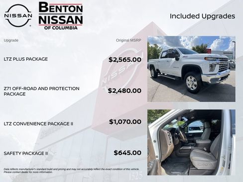 Used 2020 Chevrolet Silverado 2500 LTZ w/ LTZ Plus Package AWD/4WD image 6
