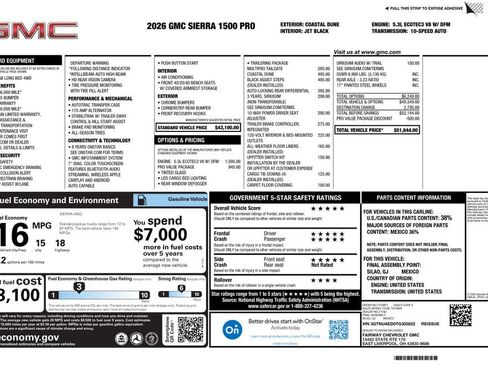 New 2026 GMC Sierra 1500 Pro AWD/4WD image 4