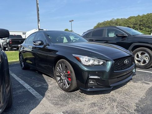 Used 2024 INFINITI Q50 Red Sport 400 w/ Black Opal Edition RWD image 2